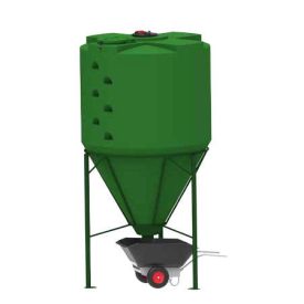 ROTO FESILO 11 m3 siló fém lábakkal