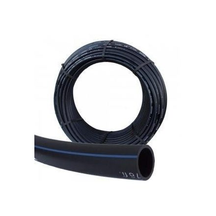 KPE cső 25x1,7 fekete 10bar (200m/tek) VR !csak tekercsre!