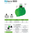 5000 L RoTerra esővízgyűjtő tartály