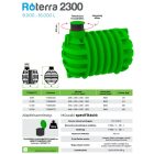 16000 L RoTerra esővízgyűjtő tartály