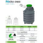 3200 L RoCko függőleges esővízgyűjtő víztartály