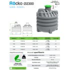 8700 L RoCko függőleges esővízgyűjtő víztartály