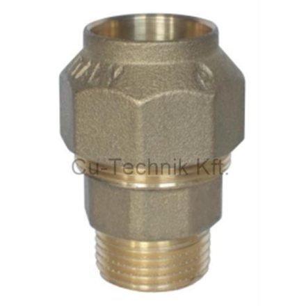 KPE réz csatlakozó KM 32-1"