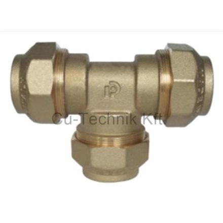 KPE réz T-idom 32x32x32